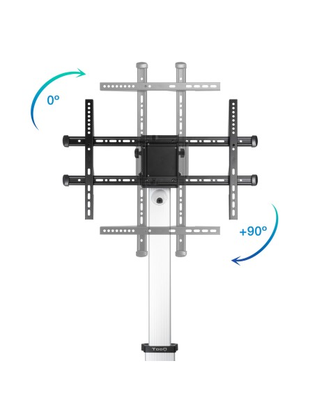 Tooq FS1886M-B Soporte suelo ruedas Hera 37"-86"