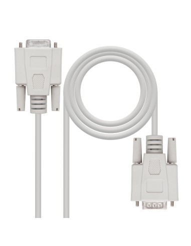 Nanocable CABLE SERIE RS232 DB9 M-DB9 H 1.8 M