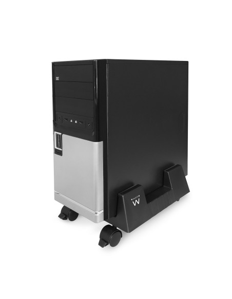 Ewent EW1290 soporte de CPU Carro para equipo informático Negro
