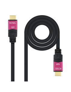 Nanocable 10.15.3715 cable HDMI 15 m HDMI tipo A (Estándar) Negro, Rosa