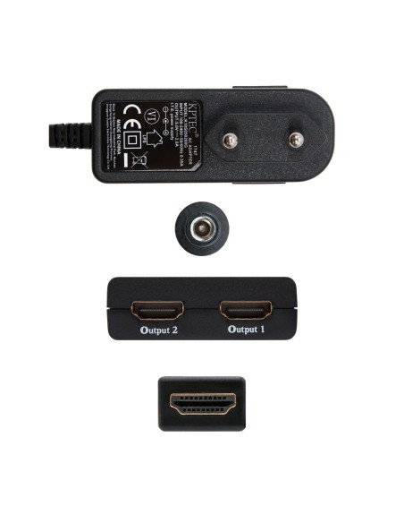 Nanocable HDMI DUPLICADOR V1.3 1X2 CON ALIM. Y PIGTAIL 50 CM