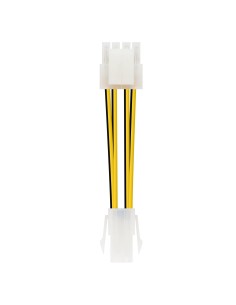 Nanocable CABLE ALIM. 4PIN H-4+4PIN M 15CM