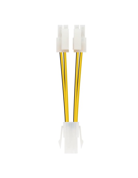 Nanocable CABLE ALIM. 4PIN H-4+4PIN M 15CM
