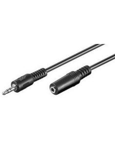 Ewent EW-220101-015-N-P cable de audio 1,5 m 3,5mm Negro