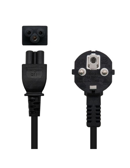 Nanocable CABLE ALIM. TREBOL CEE7 ACODADO M-C5 H 1.5 M