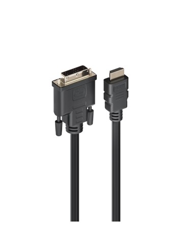Ewent EC1350 adaptador de cable de vídeo 2 m HDMI tipo A (Estándar) DVI-D Negro