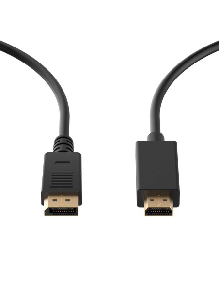 Ewent EC1433 adaptador de cable de vídeo 5 m DisplayPort HDMI tipo A (Estándar) Negro