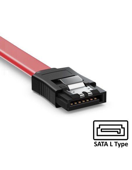 Ewent EC1510 cable de SATA 0,3 m SATA 7-pin Negro, Rojo