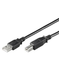 Ewent EW-UAB-018 cable USB 1,8 m USB 2.0 USB B USB A Negro