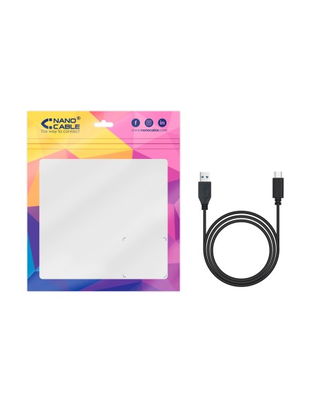 Nanocable Cable USB 3.1 Gen2 USB-C M-A M 2M