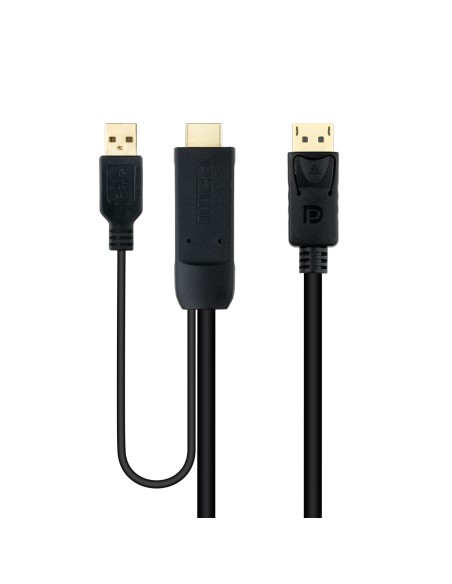 Nanocable Cable Conversor HDMI M a DP M 1,8 m