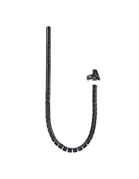 Nanocable Organizador cables flex. 25mm 3 M Negro