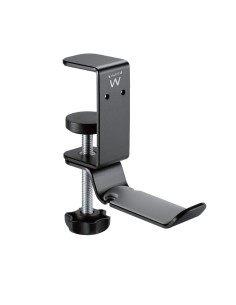 EWENT Soporte Auriculares ajustable escritorio