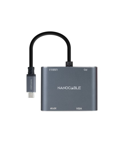 Nanocable Converosr USB-C a HDMI VGA USB3.0 PD