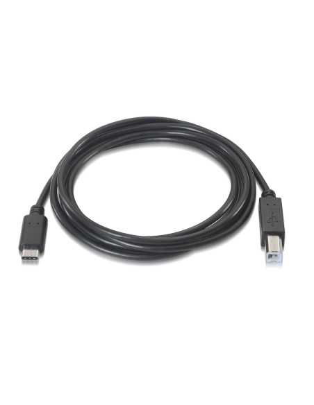 AISENS A107-0054 cable USB 2 m USB 2.0 USB C USB B Negro
