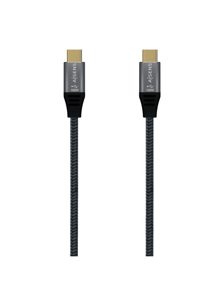 Aisens Cable USB3.2 Gen2X2 5A E-Mark CM-CM Gris 2M