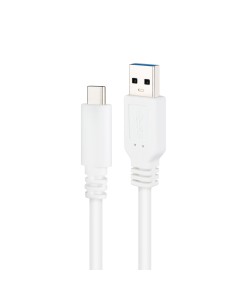 Nanocable Cable USB 3.1 Gen2 USB-C A 0,5 M Blanco