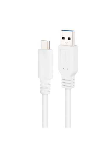 Nanocable Cable USB 3.1 Gen2 USB-C A 0,5 M Blanco