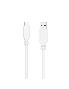 Nanocable Cable USB 3.1 Gen2 USB-C A 1,5 M Blanco