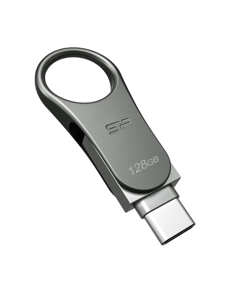 SP Lapiz USB C80 USB-C 3.2 128GB Dual Metalico