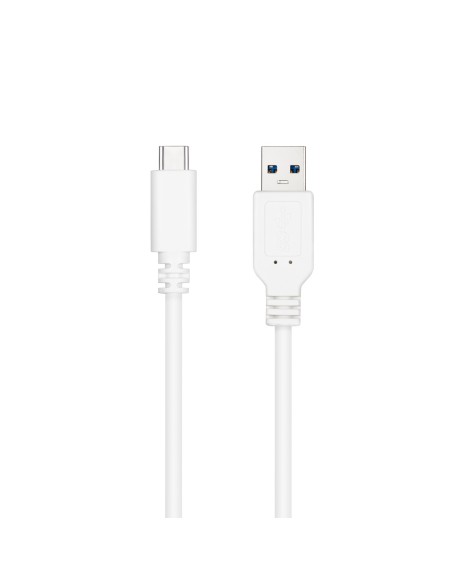 Nanocable Cable USB 3.1 Gen2 USB-C A 1 M Blanco