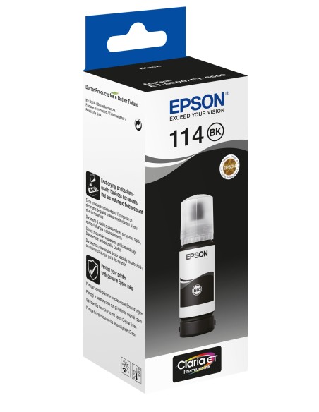 Epson 114 ECOTANK PIGMENT BLACK INK BOTTLE cartucho de tóner