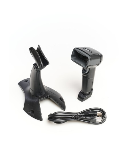 iggual IGG315651 lector de código de barras Lector de códigos de barras portátil 1D 2D Negro