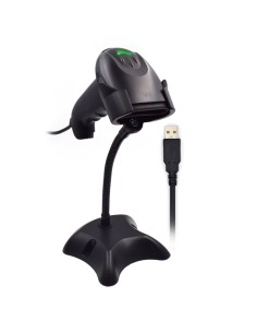 Ewent EW3420 lector de código de barras Lector de códigos de barras portátil 1D CCD Negro