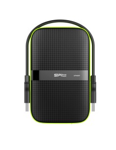 Silicon Power Armor A60 disco duro externo 4000 GB Negro, Verde