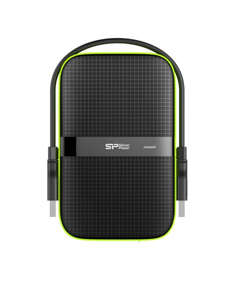 Silicon Power Armor A60 disco duro externo 4000 GB Negro, Verde