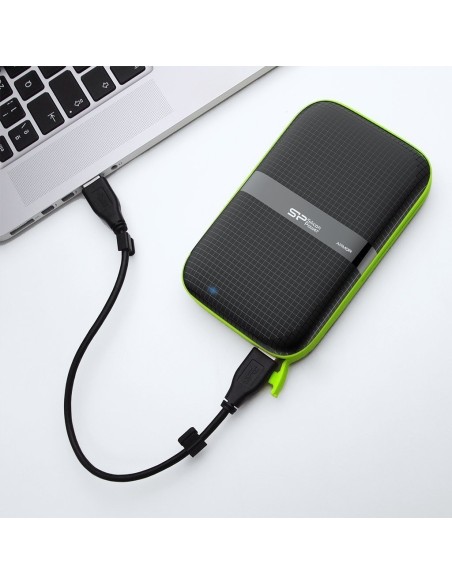Silicon Power Armor A60 disco duro externo 4000 GB Negro, Verde