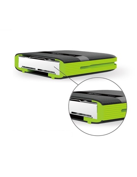 Silicon Power Armor A60 disco duro externo 4000 GB Negro, Verde