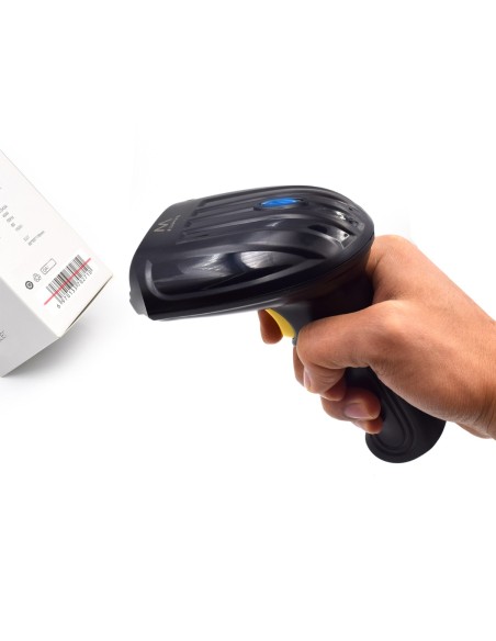 Ewent EW3430 lector de código de barras Lector de códigos de barras portátil 1D LED Negro