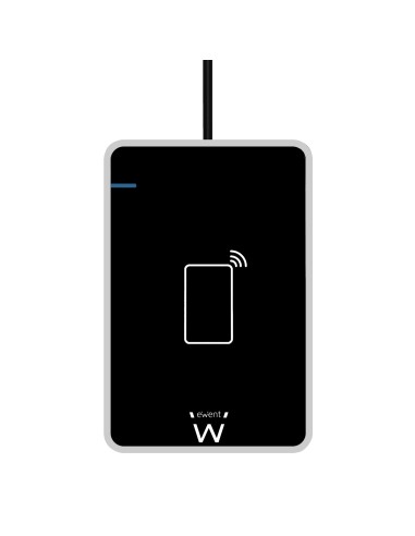 Ewent EW1053 lector de tarjeta magnética Negro USB