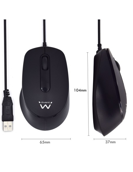 Ewent EW3159 1000DPI Negro
