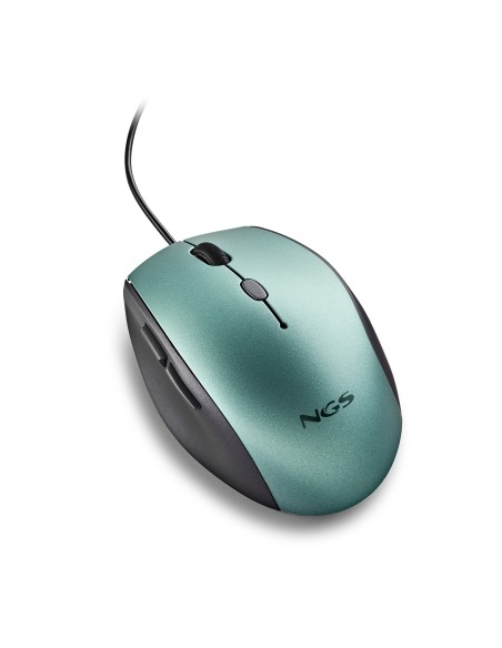 NGS WIRED ERGO SILENT MOUSE + USB TYPE C ADAPT ICE
