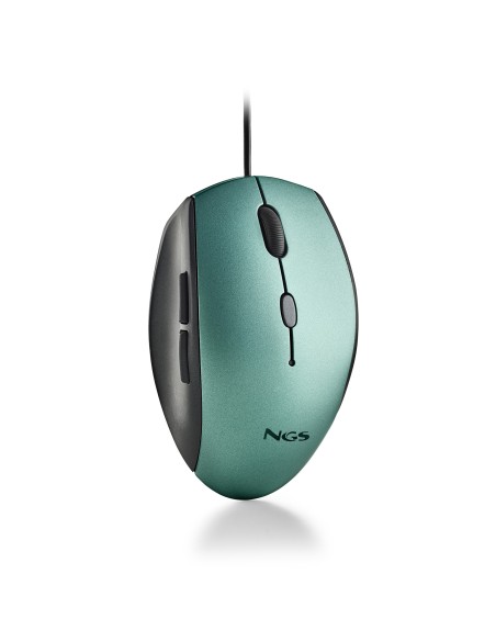 NGS WIRED ERGO SILENT MOUSE + USB TYPE C ADAPT ICE