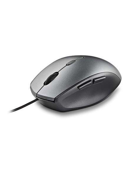 NGS WIRED ERGO SILENT MOUSE + USB TYPE C ADAP GRAY
