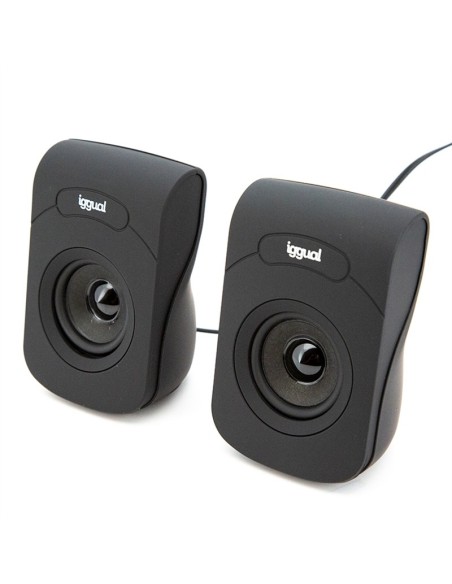 iggual Altavoces 2.0 6W mini-jack + USB