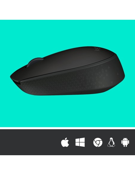 Logitech M171 Inalámbrico 1000DPI Negro