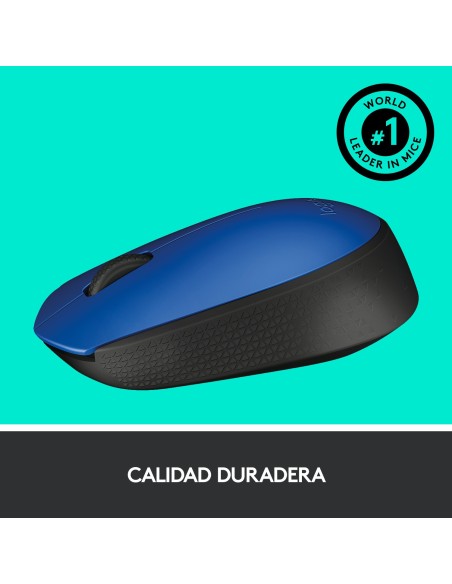 Logitech M171 Inalámbrico 1000DPI Azul