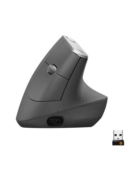 Logitech MX Vertical Inalámbrica 4000DPI Negro