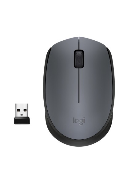 Logitech M170 Inalámbrico 1000DPI Gris