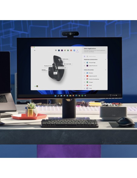 Logitech MX Master 3S Inalámbrico 8000DPI Negro