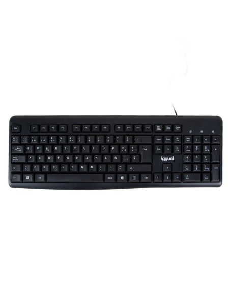 iggual Teclado estándar CK-BASIC2-105T negro