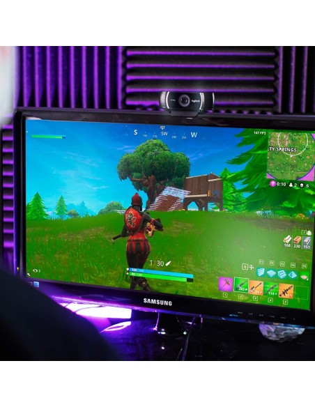 Logitech C922 cámara web 1920 x 1080 Pixeles USB Negro