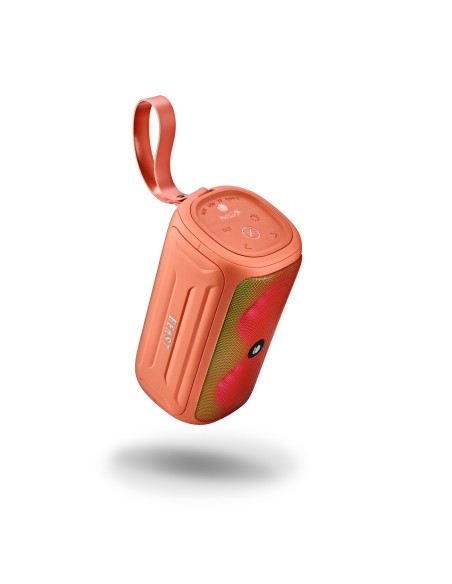 ALTAVOZ  NGS ROLLER BEAST BT 5.0 IPX5 RESISTENTE AGUA CORAL LED