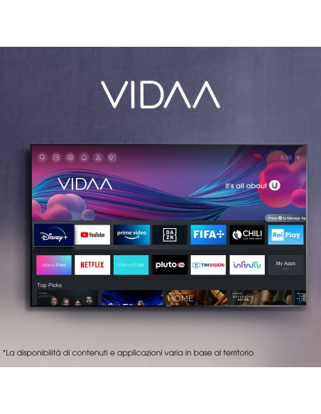 TELEVISIÓN DLED 40  HISENSE 40A4K SMART TV FHD