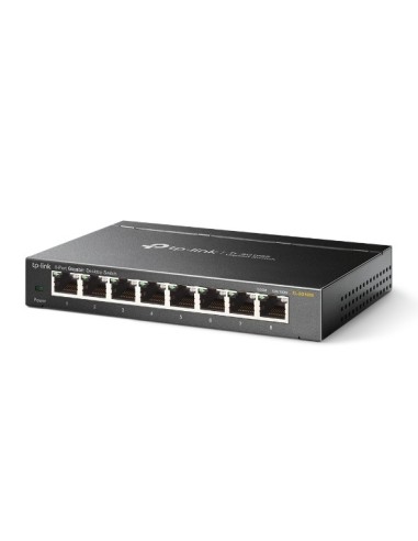 TP-LINK TL-SG108S No administrado L2 Gigabit Ethernet (10 100 1000) Negro