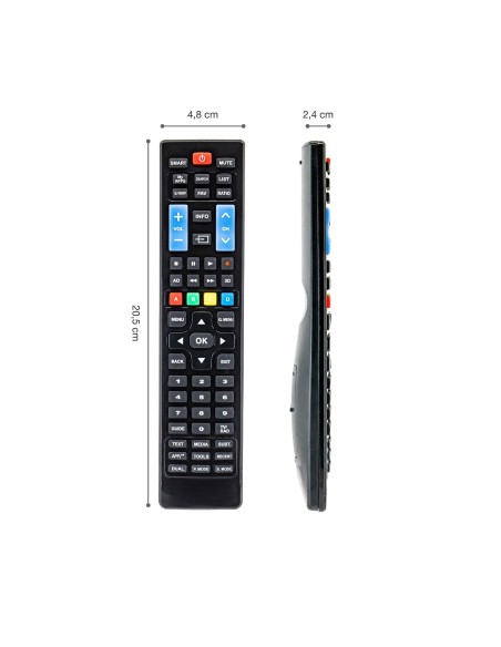 Ewent EW1575 mando a distancia TV Botones